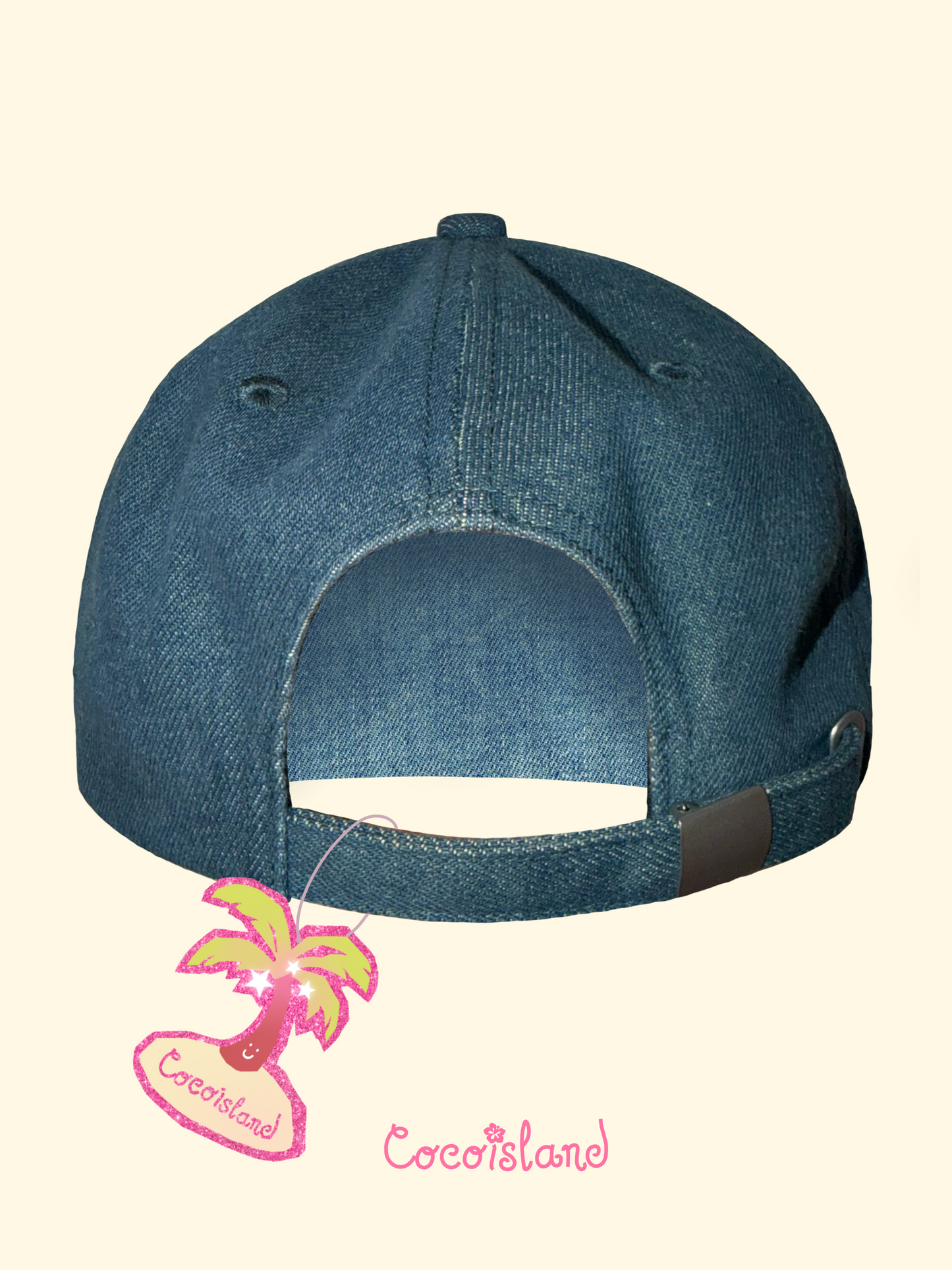 Hibiscus Denim Cap🌺